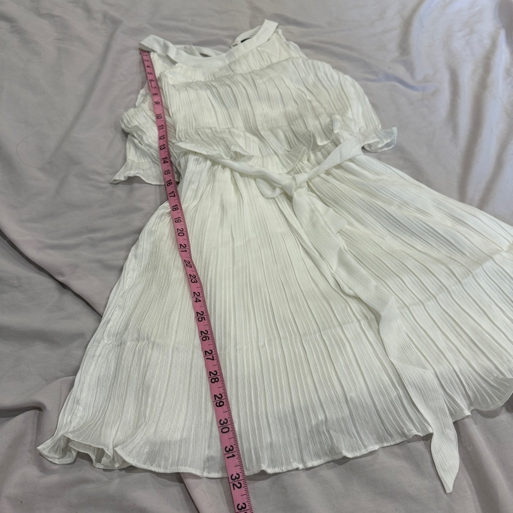 Lulus White Pleated Halter Dress Size Small NWT - Picture 6 of 8